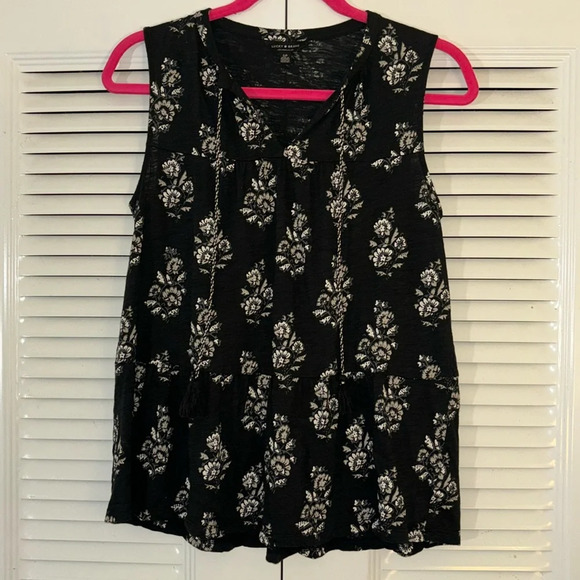 Lucky Brand Floral Tank Top - Picture 1 of 7